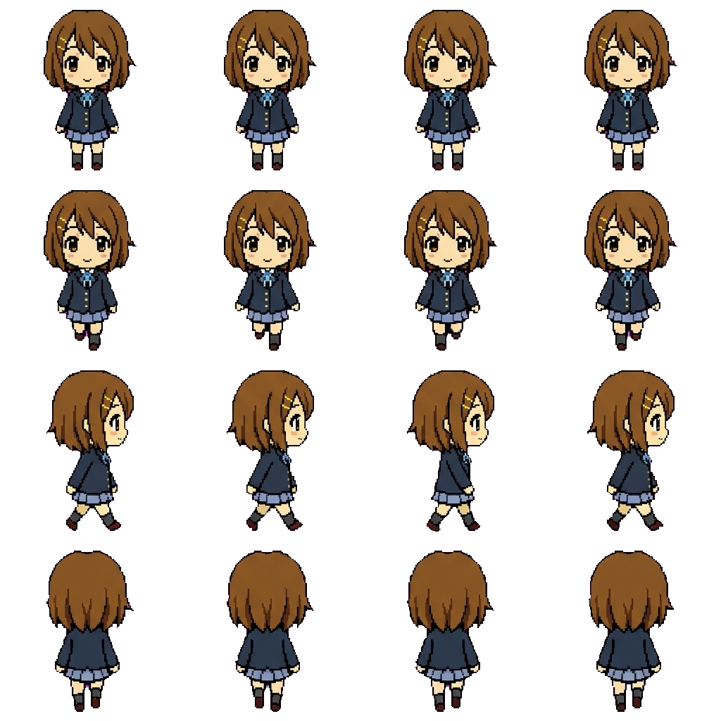 Yui movement sprite