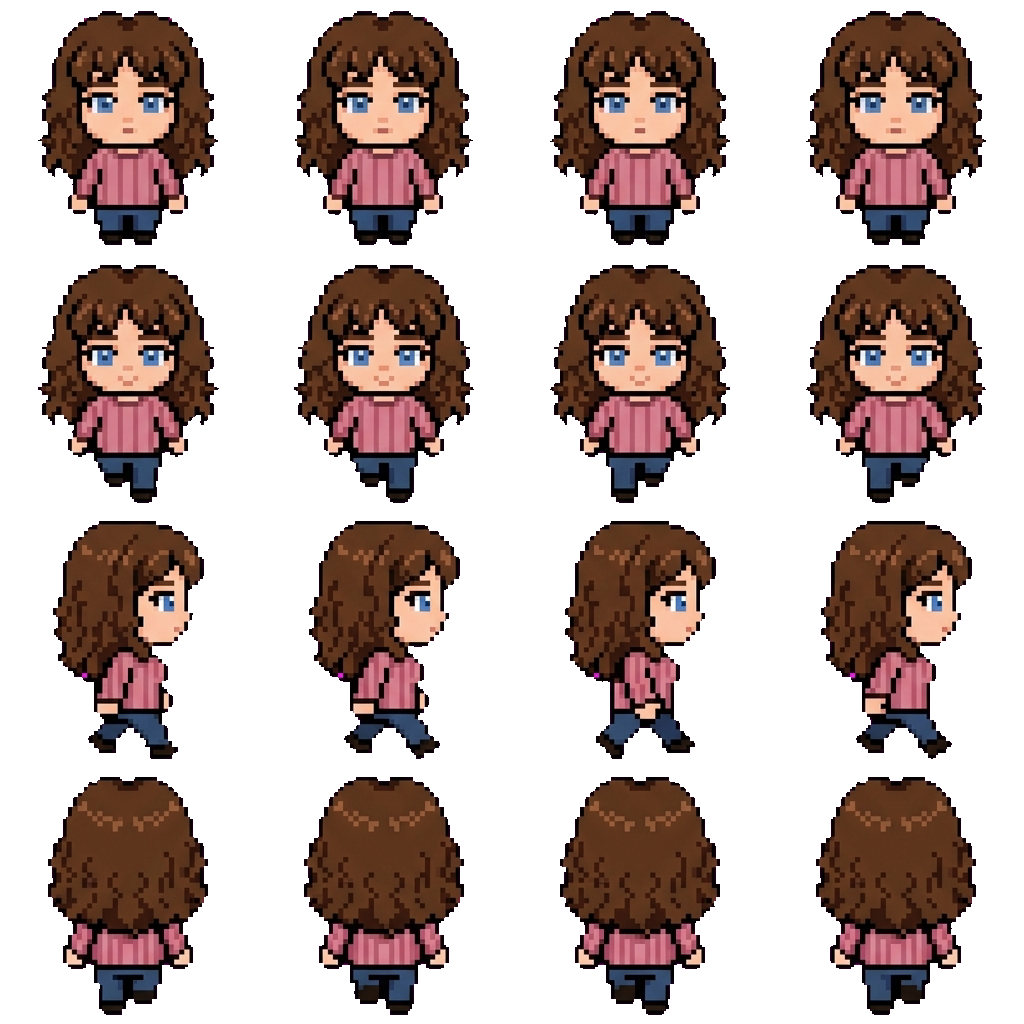 Delilah movement sprite