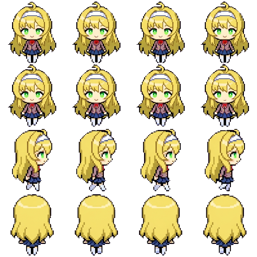 Kaori movement sprite