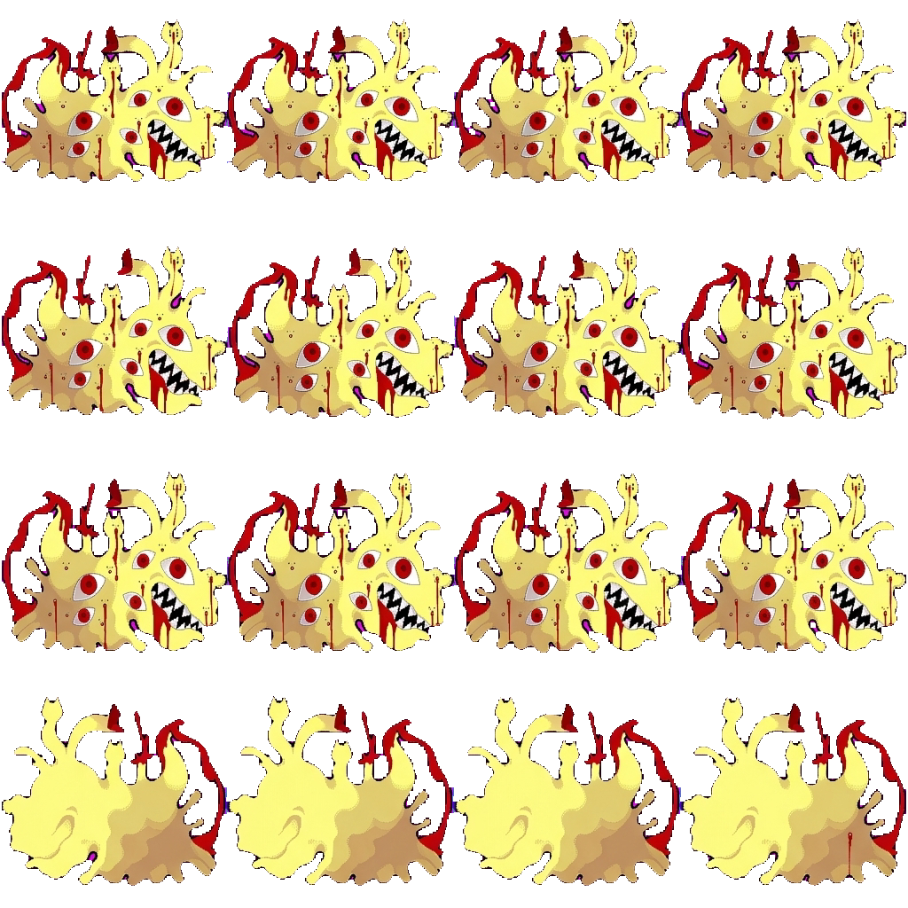 Mogeko Monster (Moge-Monster) movement sprite