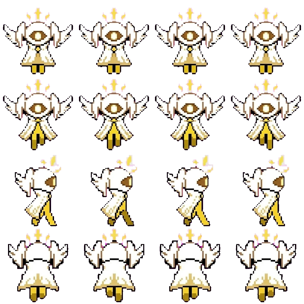 Angle Of Gloden movement sprite