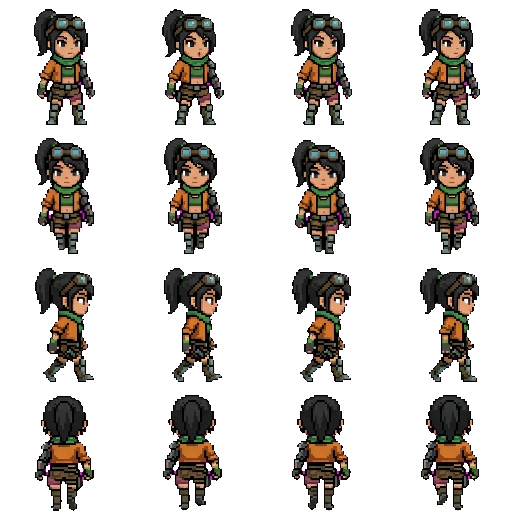 Cas movement sprite