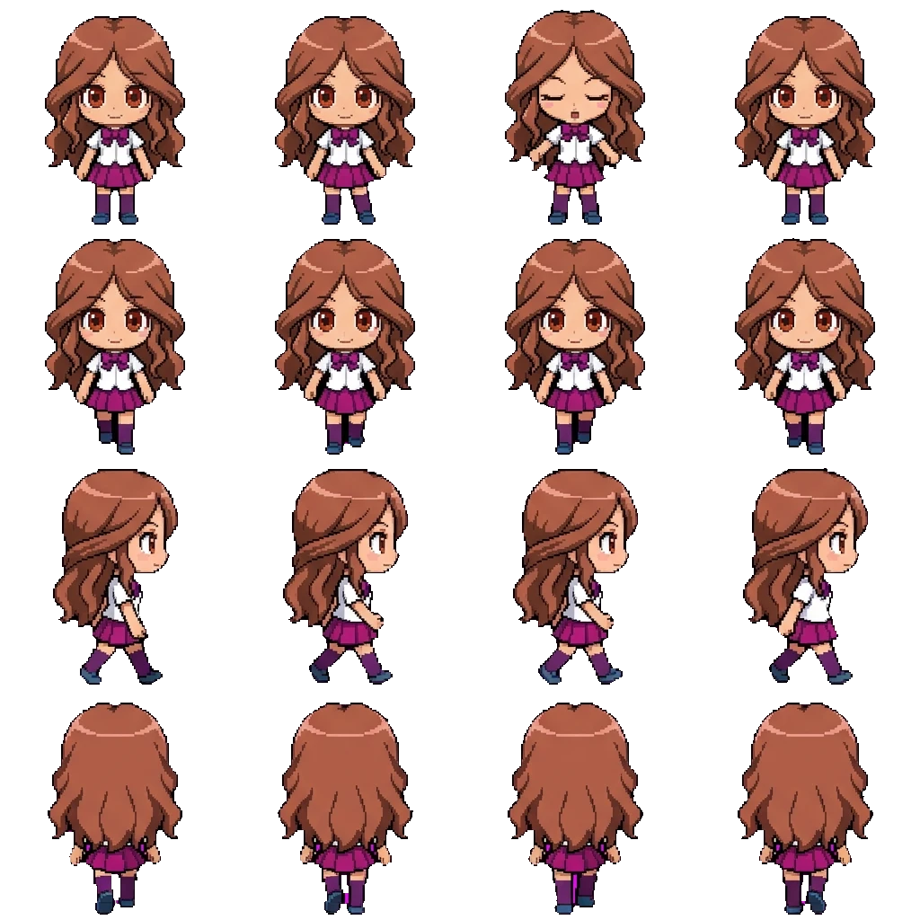 Natsumi Raimon movement sprite