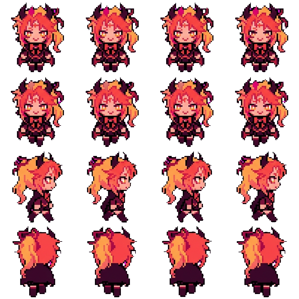 Creator movement sprite