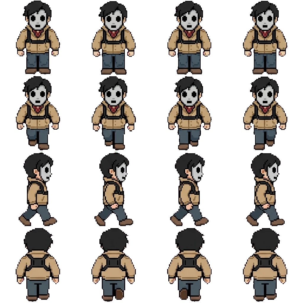 Masky movement sprite