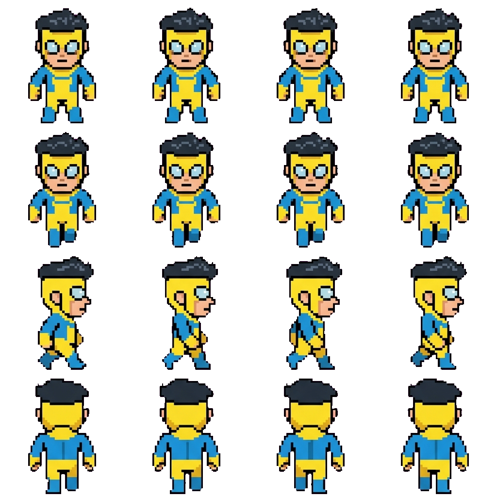 Hoodvincible movement sprite