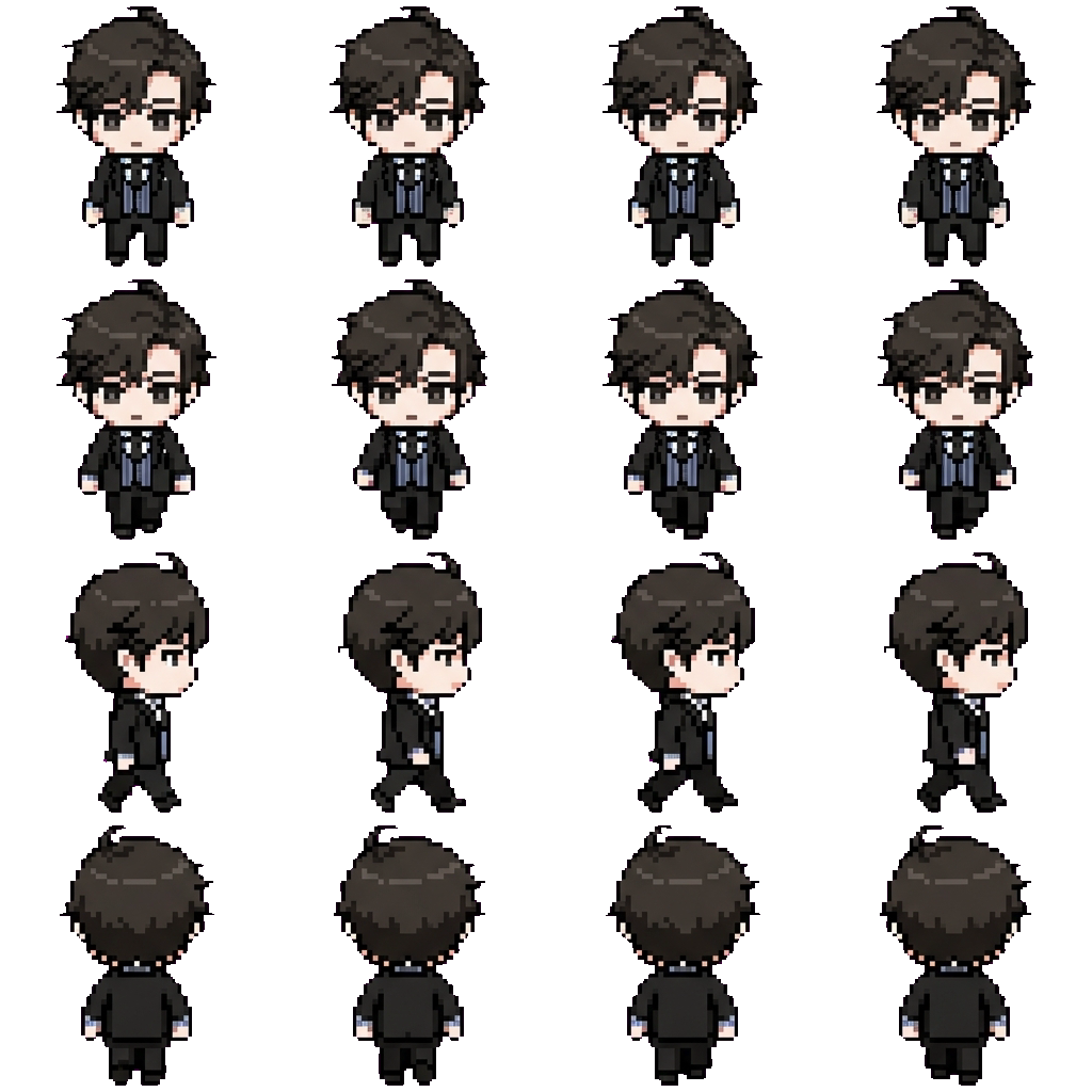 Jumin han movement sprite