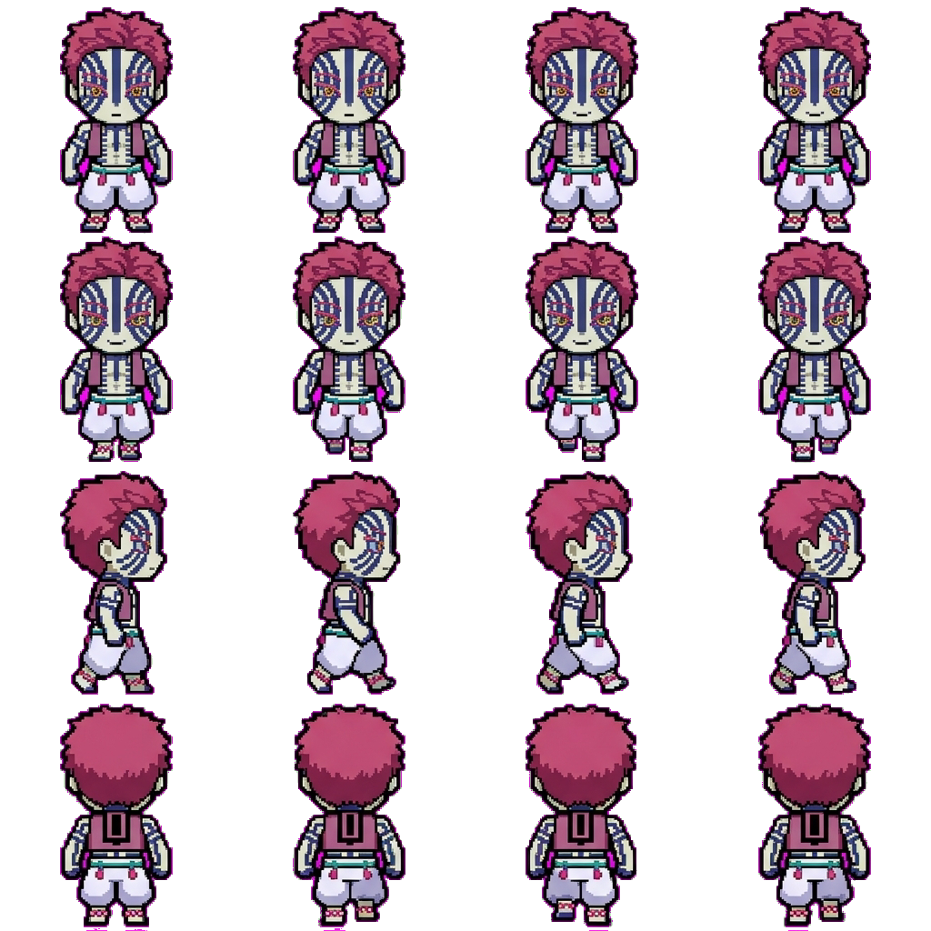 Akaza movement sprite