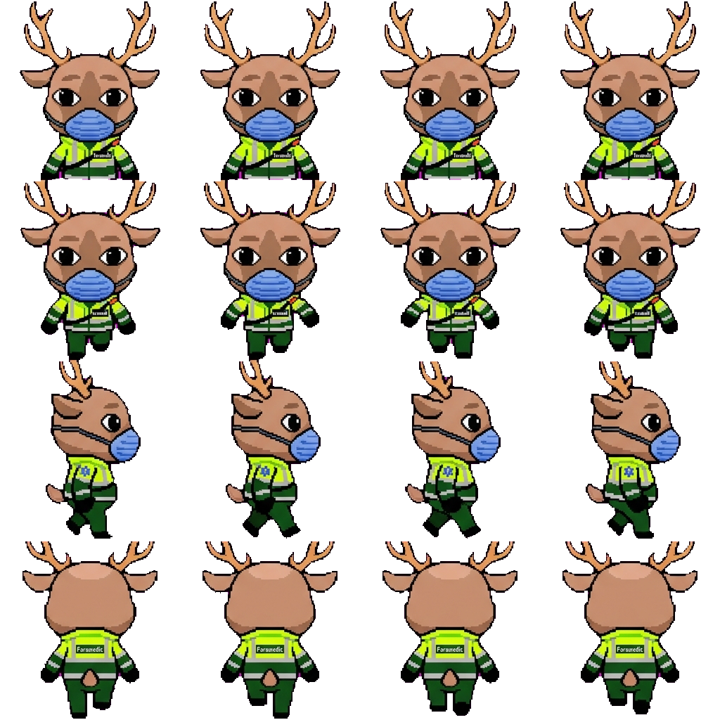 Paramedic movement sprite