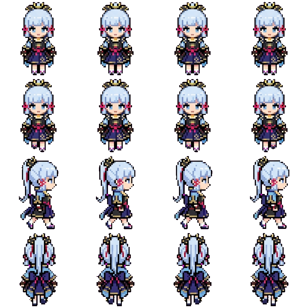 Ayaka Kamisato movement sprite