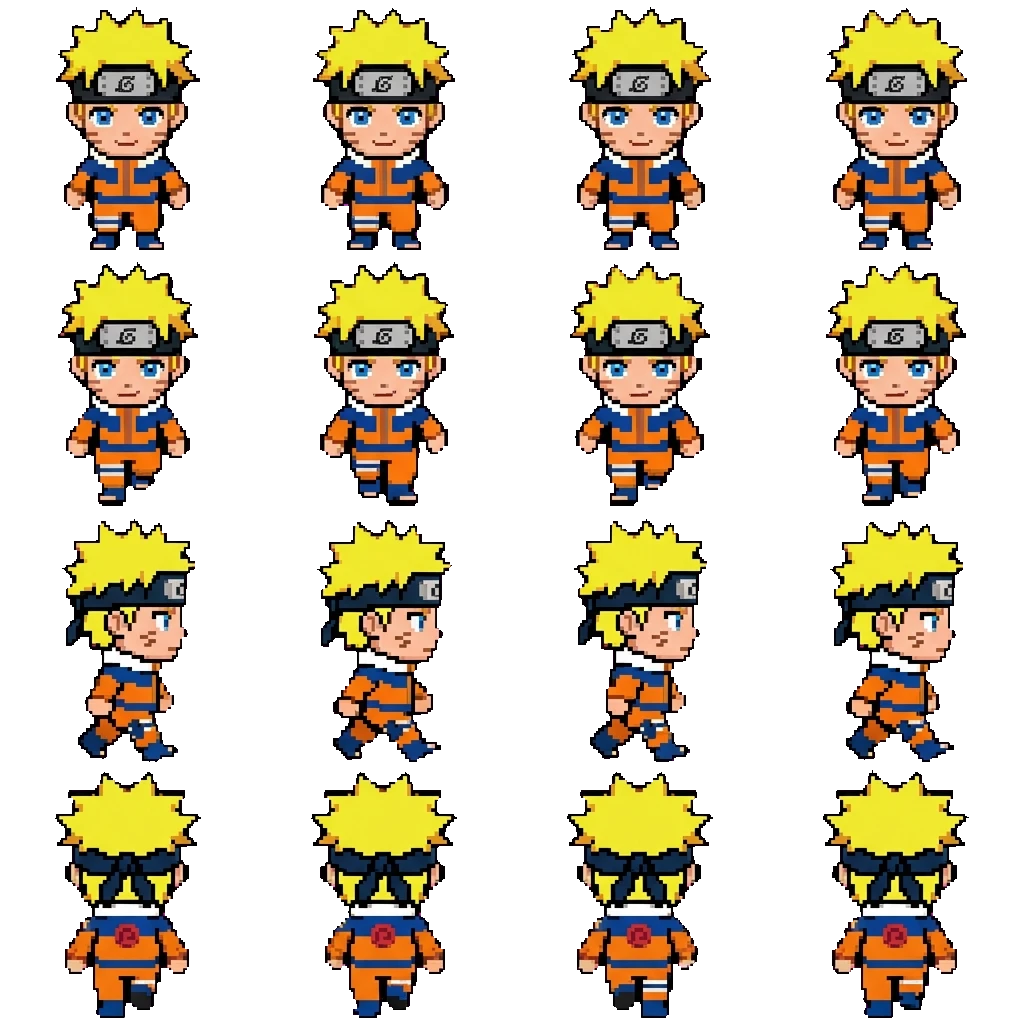 Naruto movement sprite