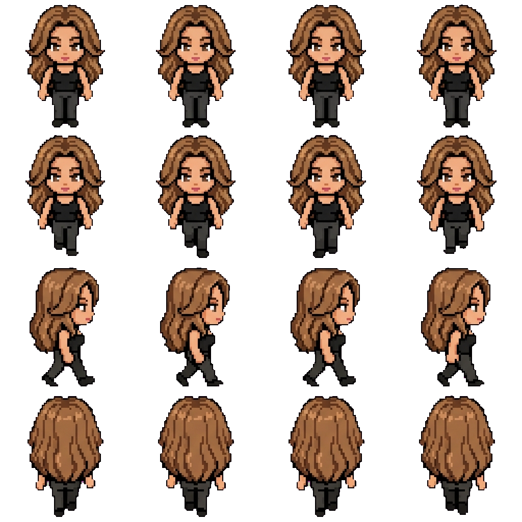 Ariana movement sprite