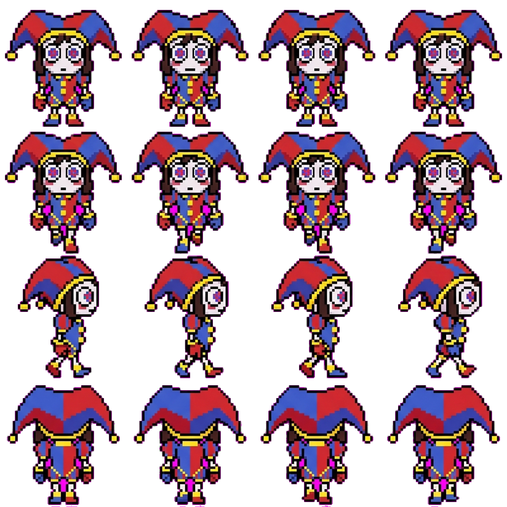 Pomni movement sprite