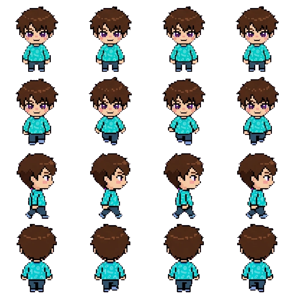 Caleb movement sprite