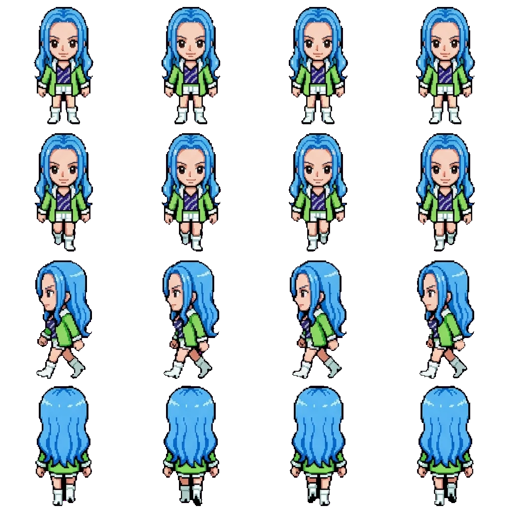 Nefertari Vivi movement sprite