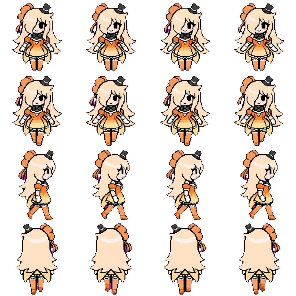 Sayaka movement sprite