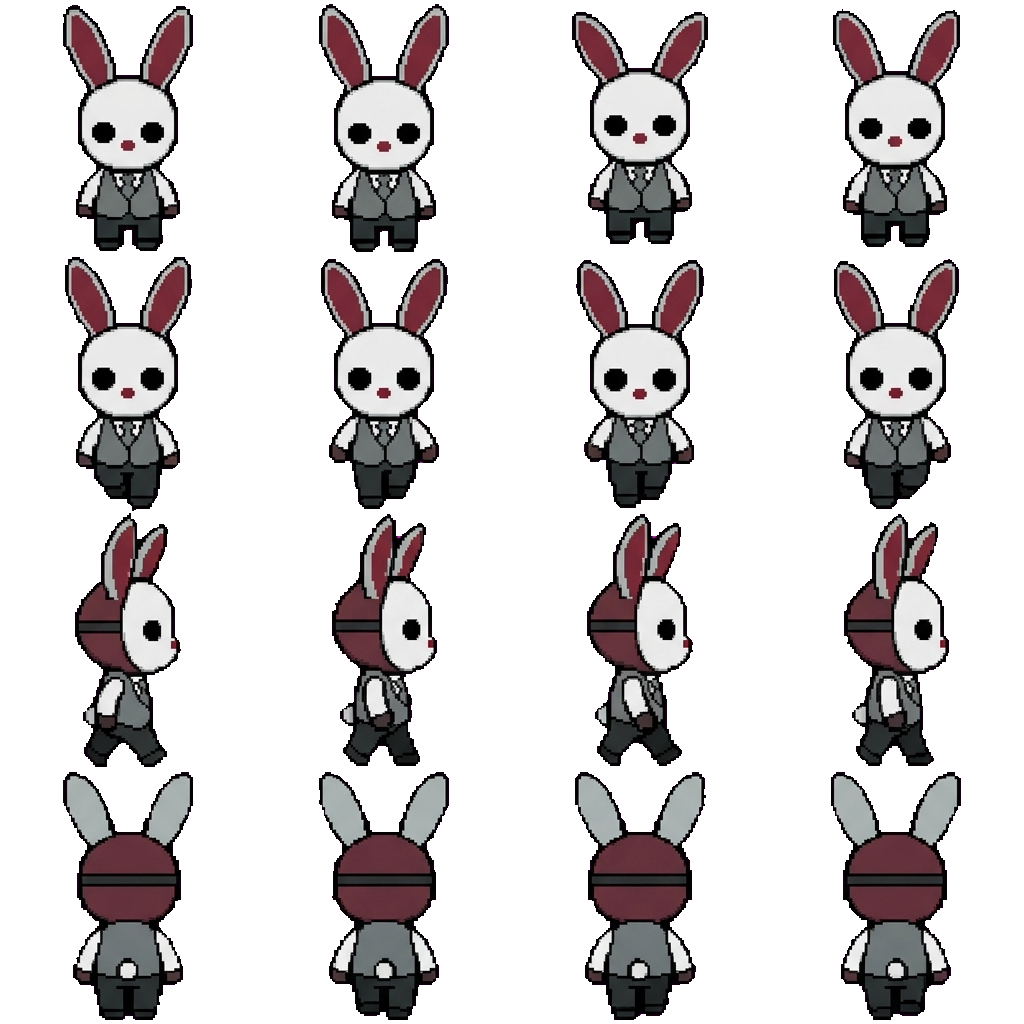 Rabbit movement sprite