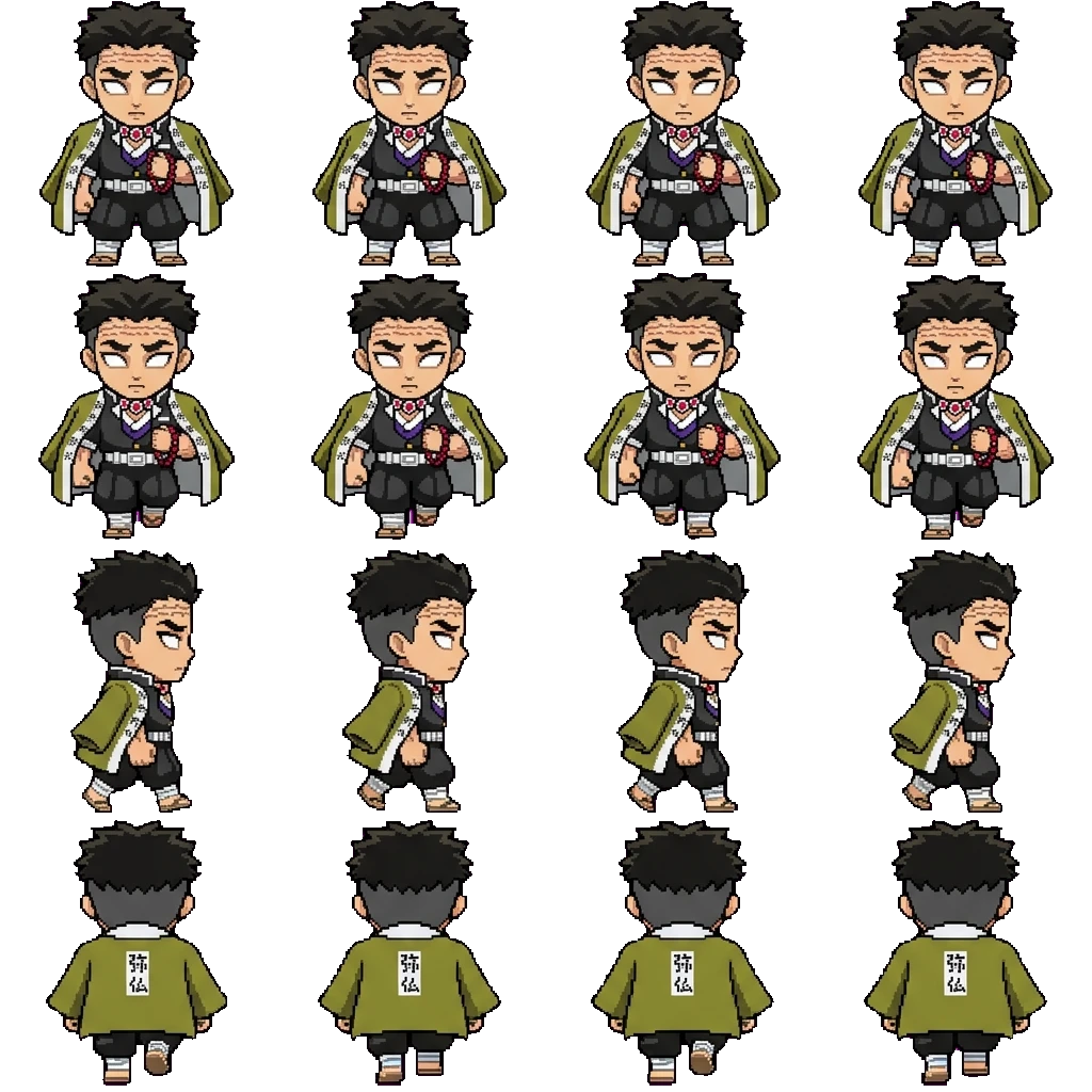 Gyomei Himejima movement sprite