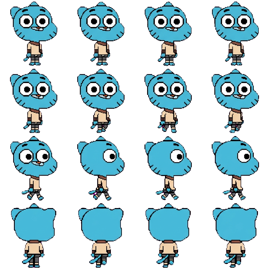 Gumball movement sprite