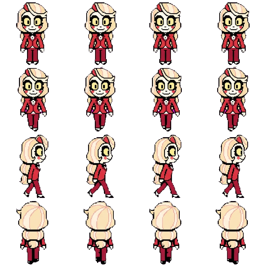 Charlie Morningstar movement sprite
