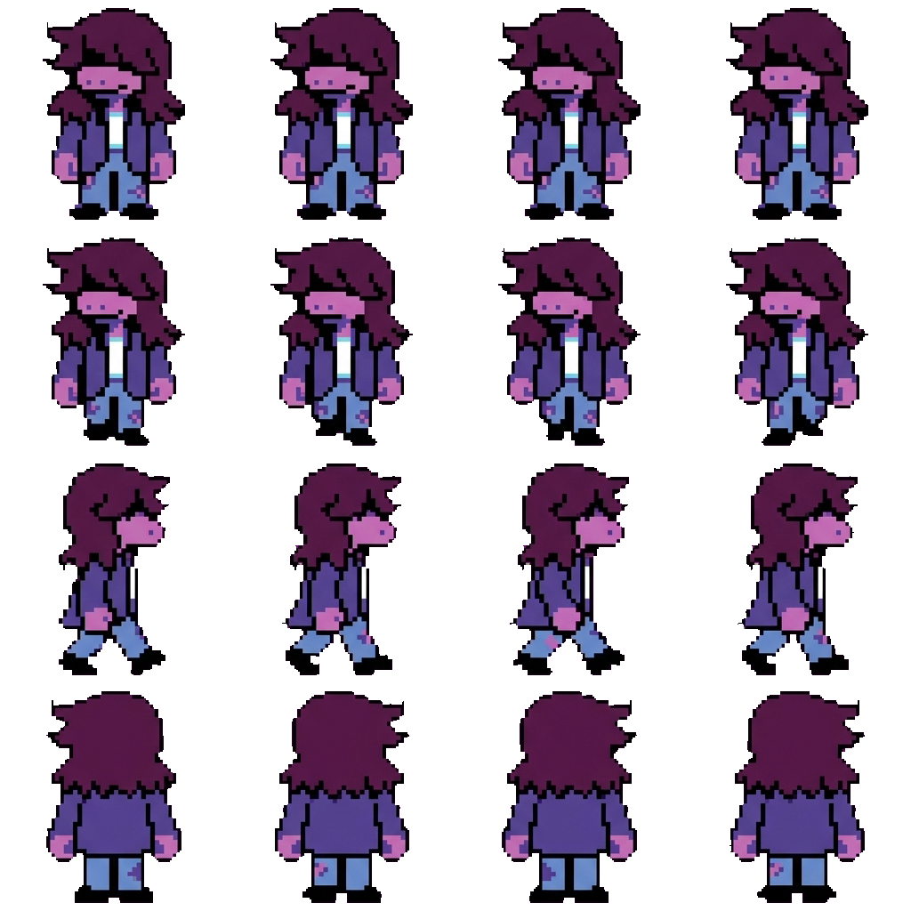 Susie movement sprite