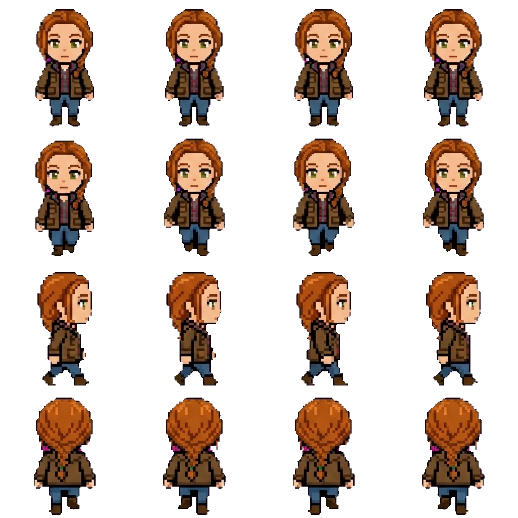 Wanda Maximoff movement sprite
