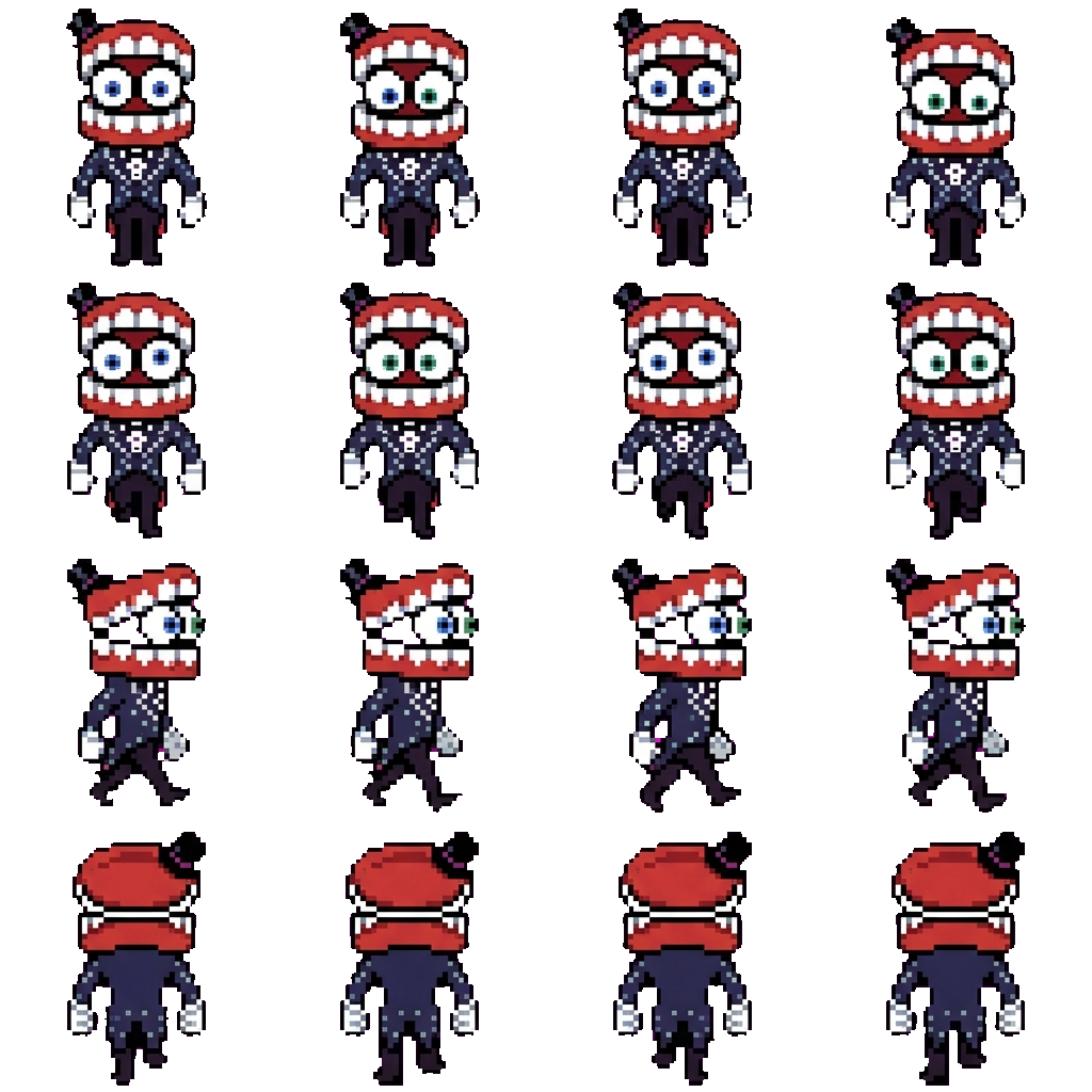 Caine movement sprite