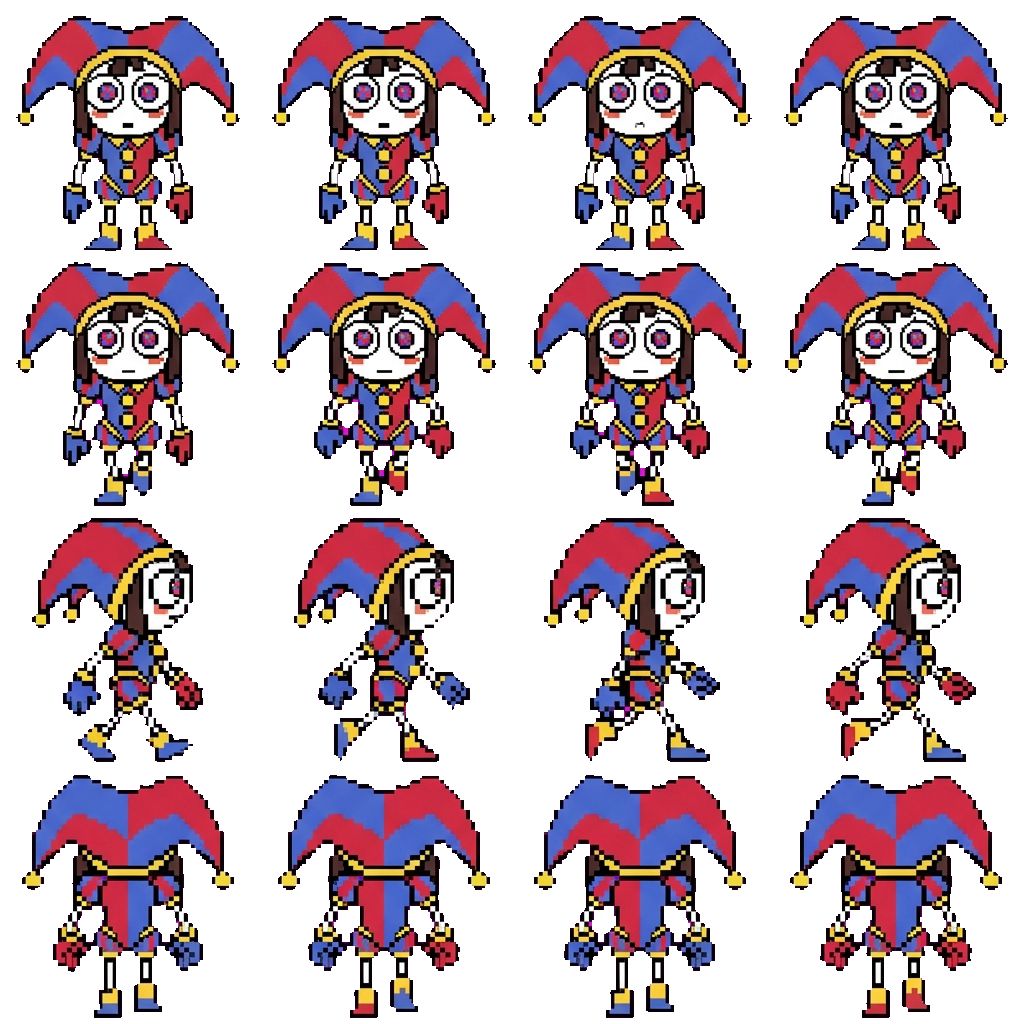 Pomni movement sprite