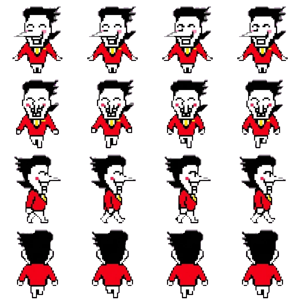 Spamton movement sprite