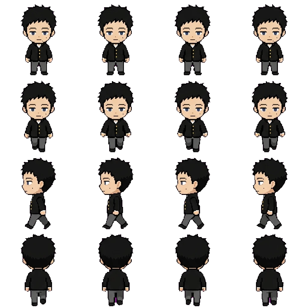 Toshindori movement sprite