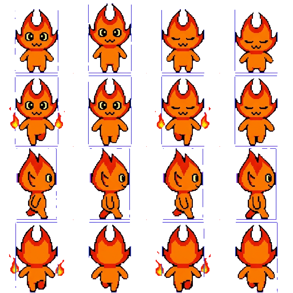 Doodle movement sprite