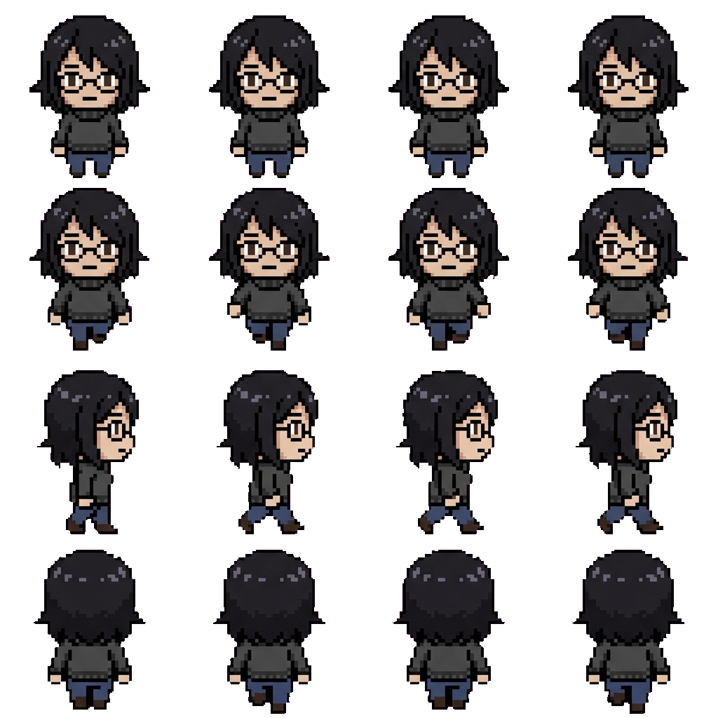 Liz movement sprite