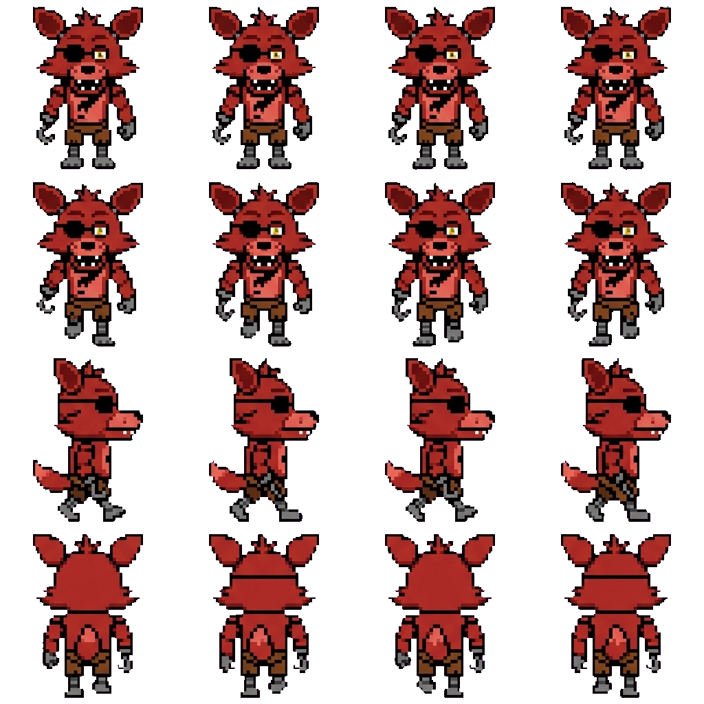 Foxy movement sprite