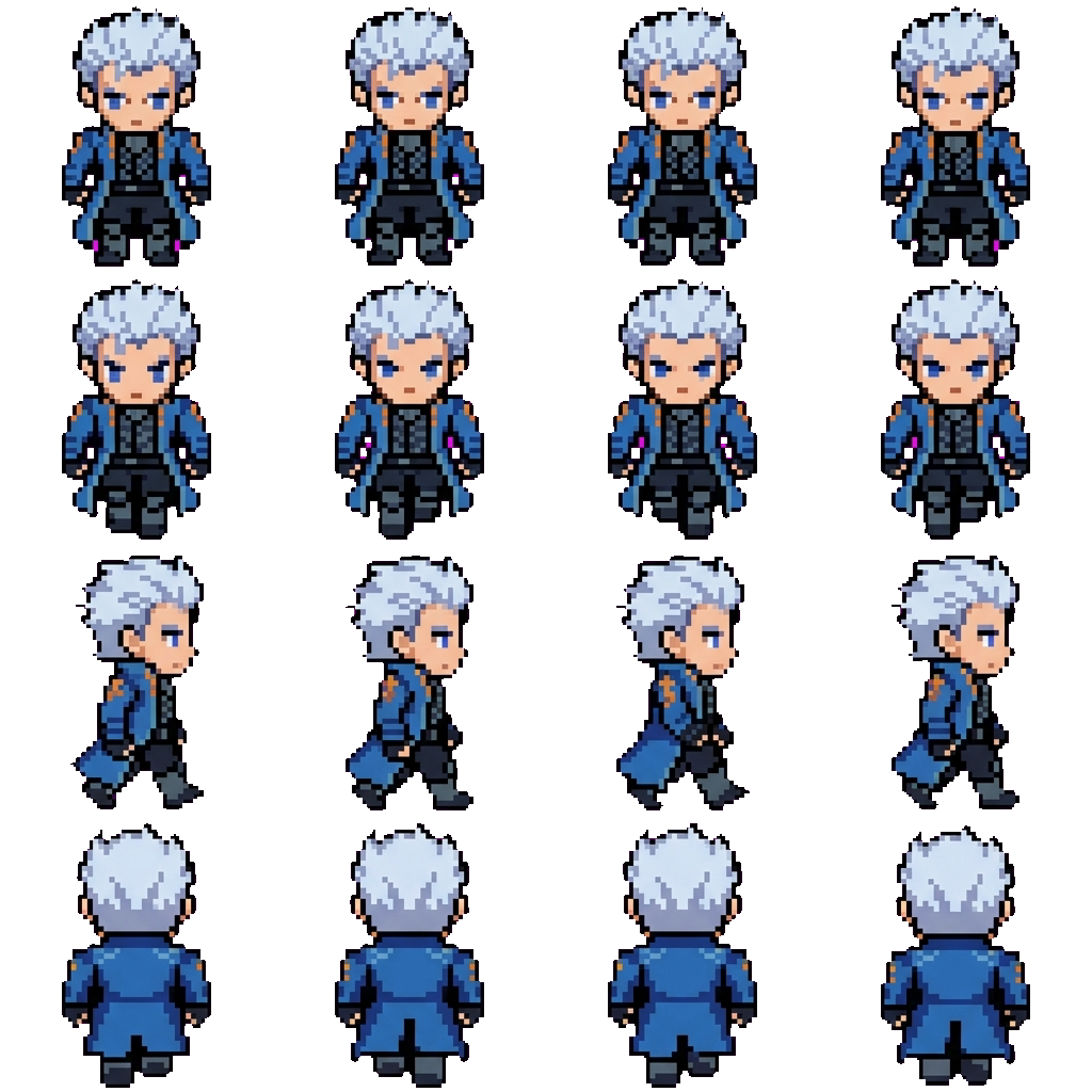 Vergil Sparda movement sprite