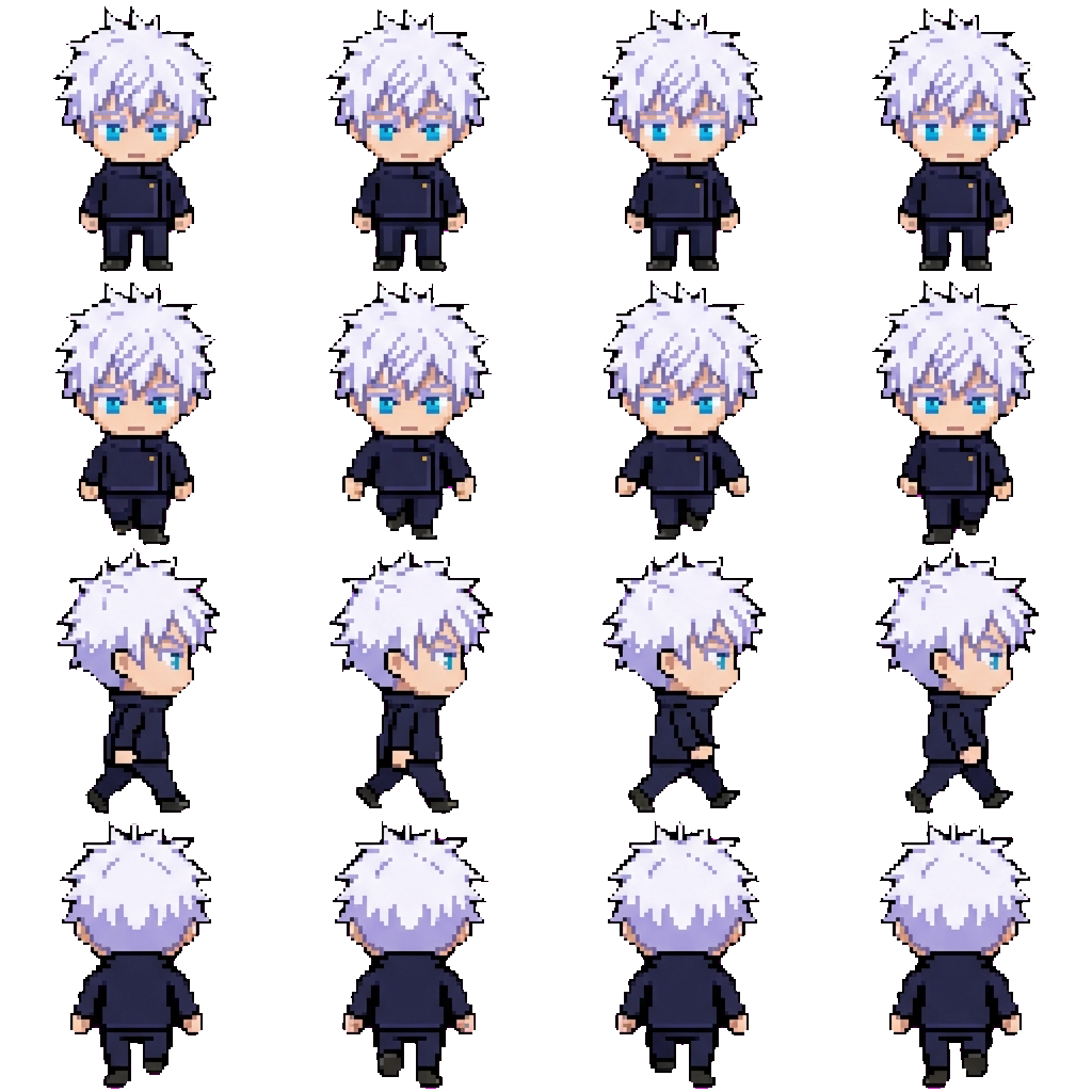 Satoru Gojo movement sprite