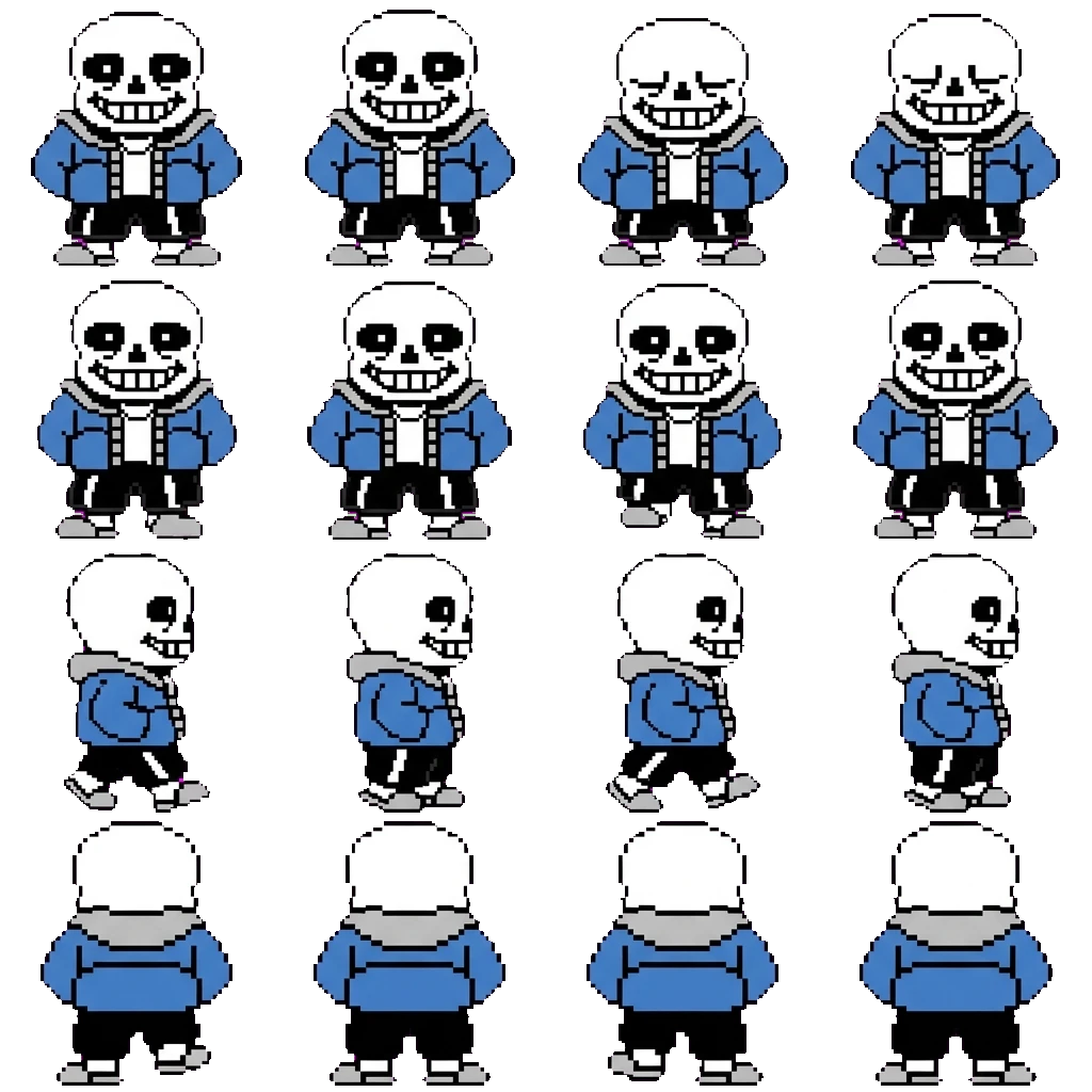 Sans movement sprite
