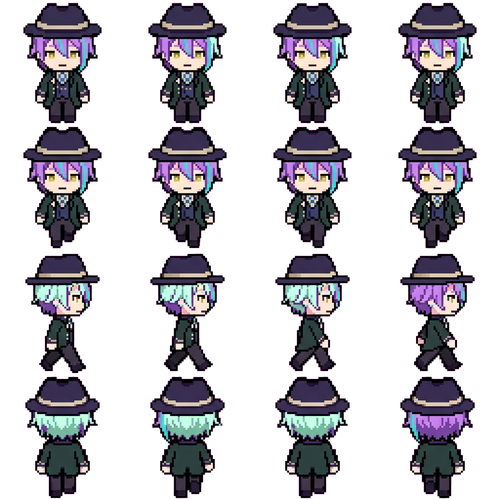 Danchou Rui movement sprite