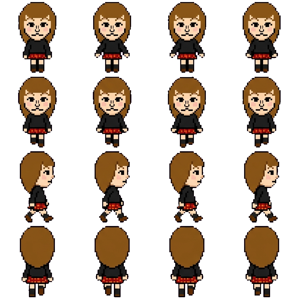 Mia movement sprite