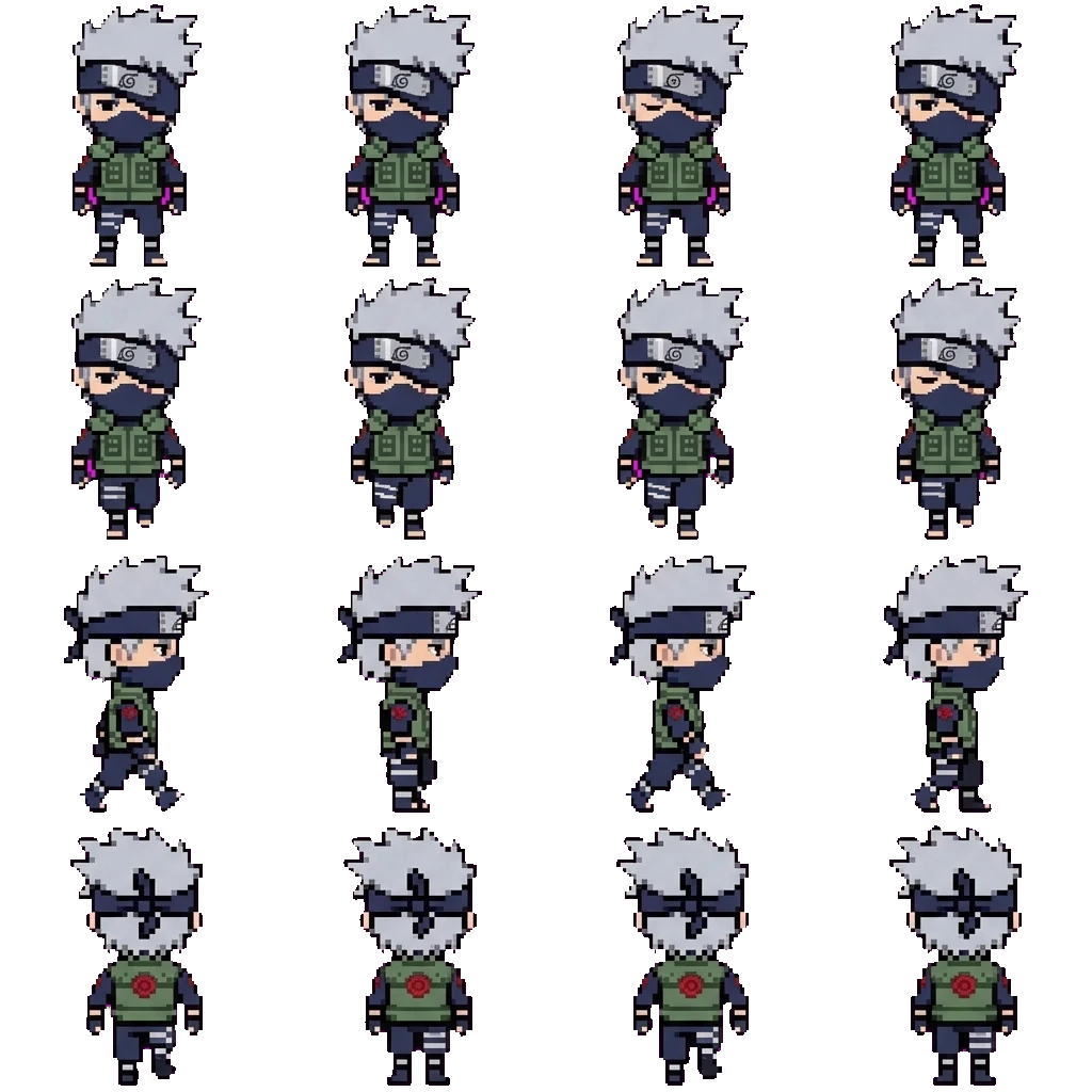 Kakashi Hatake movement sprite