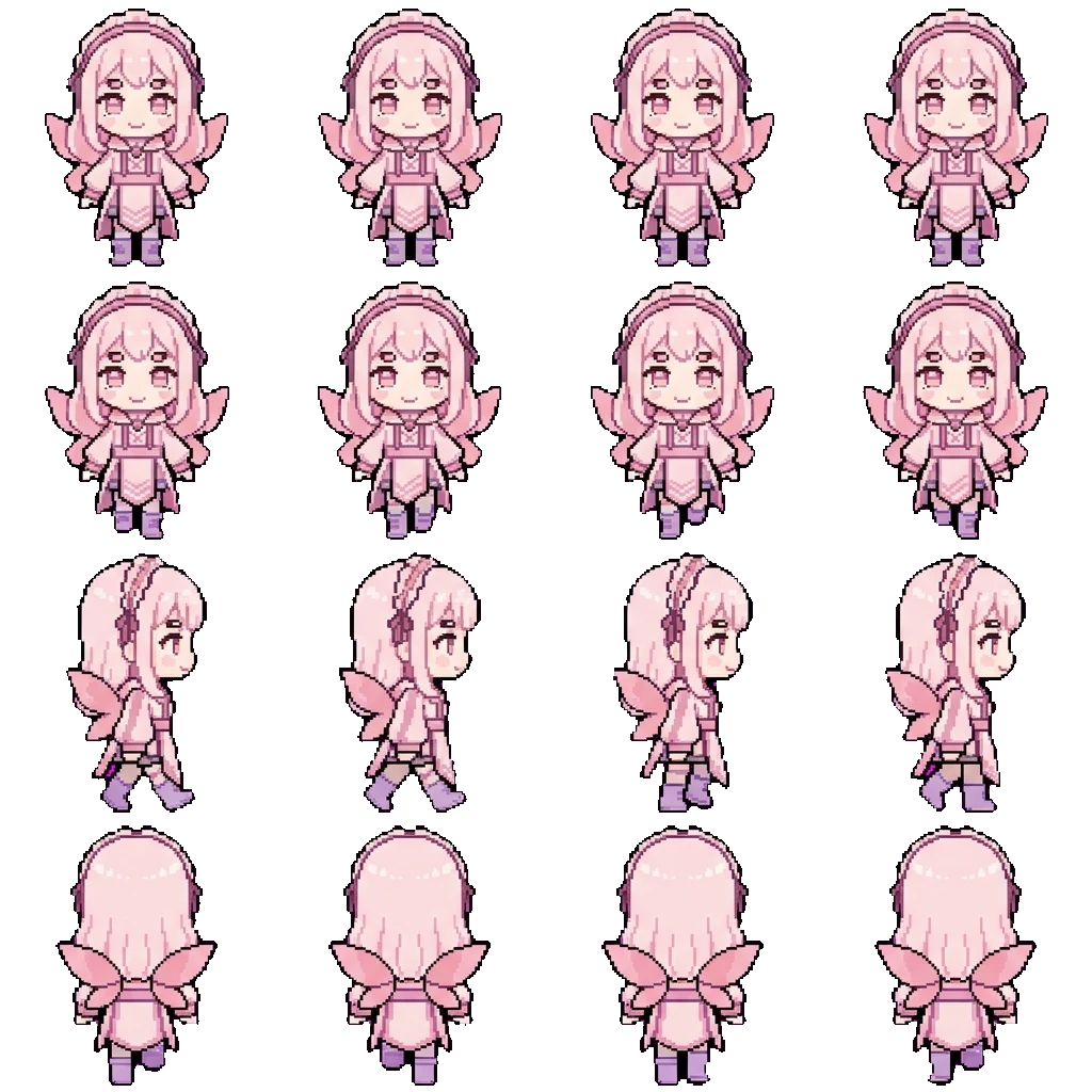 Mizuki movement sprite