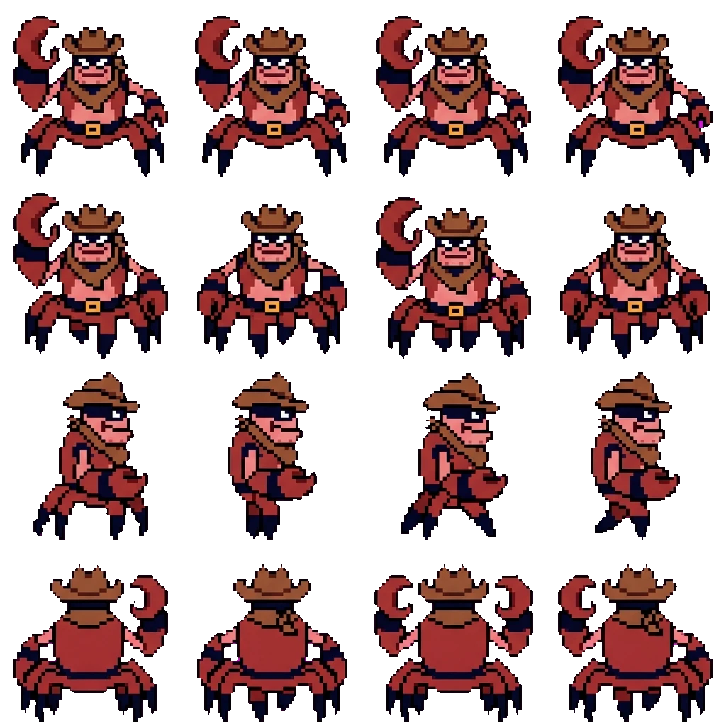 Senhor Ermitão movement sprite