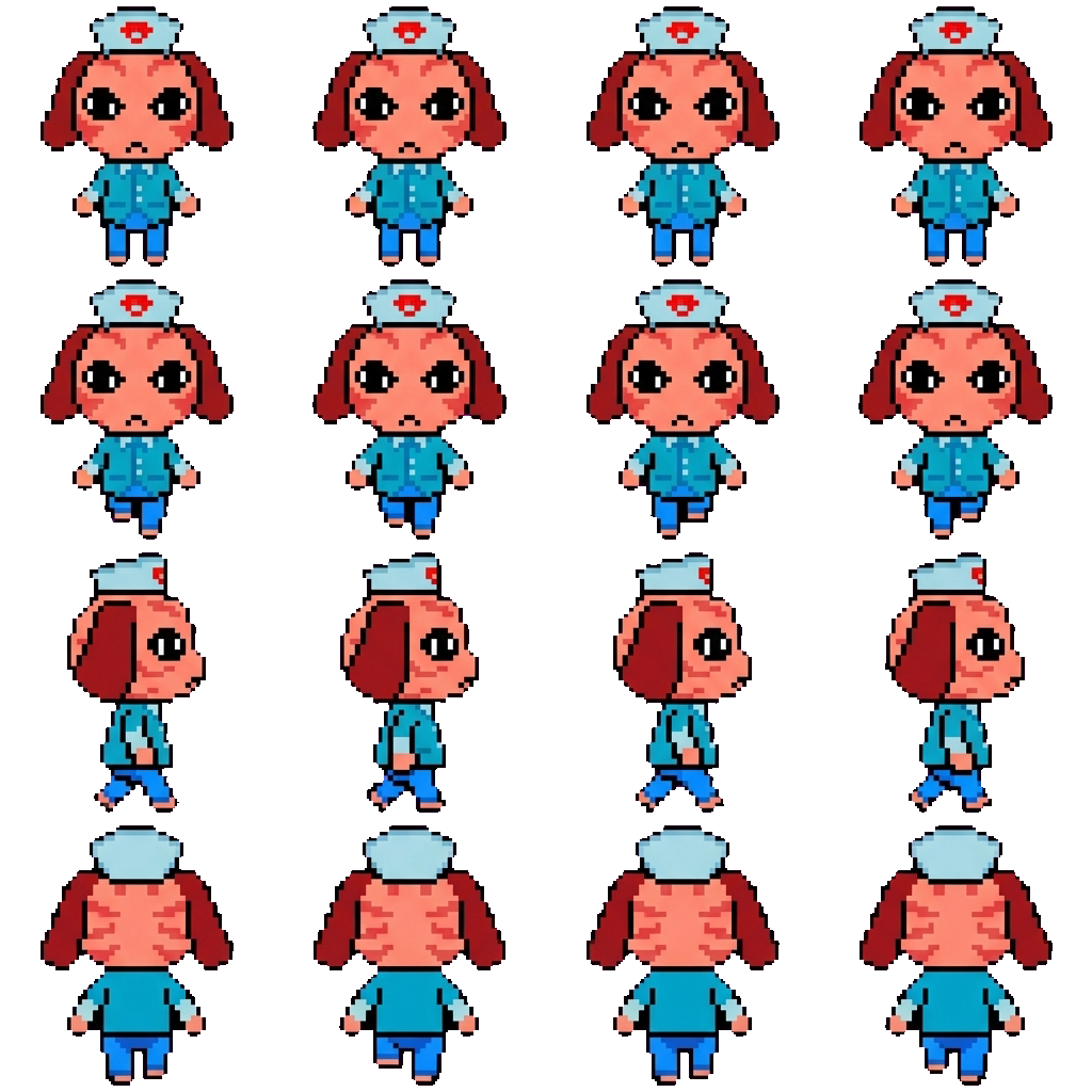 Nurse Rose movement sprite
