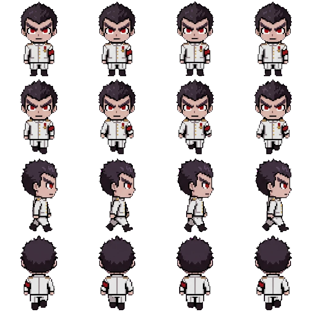 Kiyotaka Ishimaru movement sprite