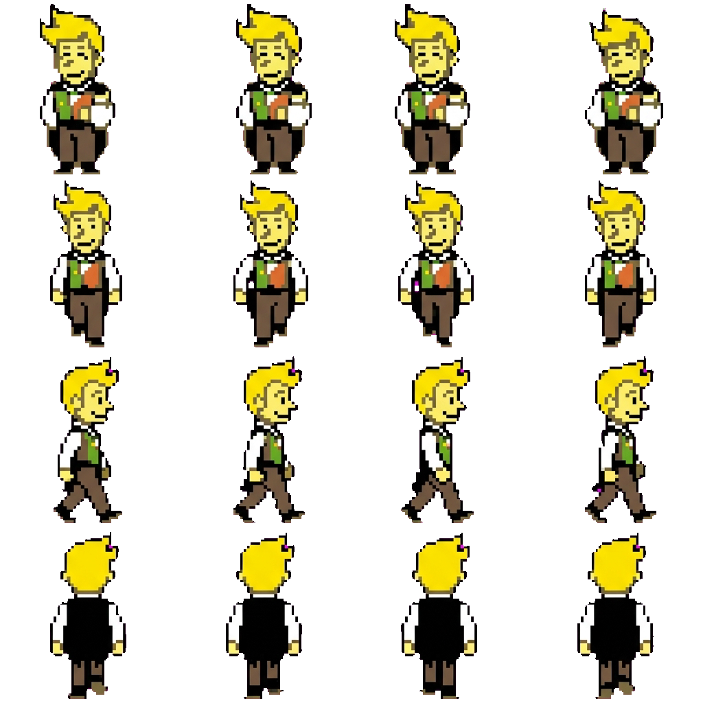 Flowery movement sprite