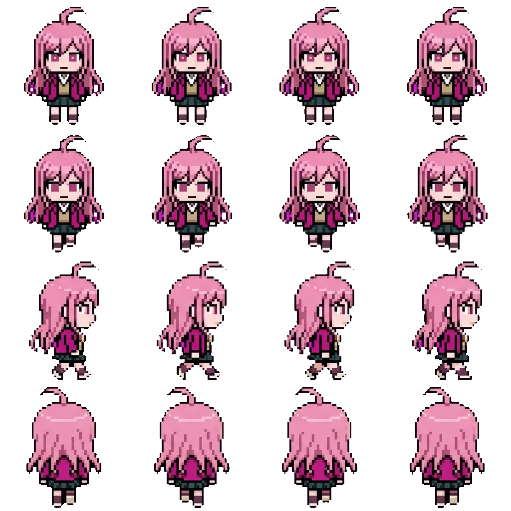 Maeko Yamasaki movement sprite