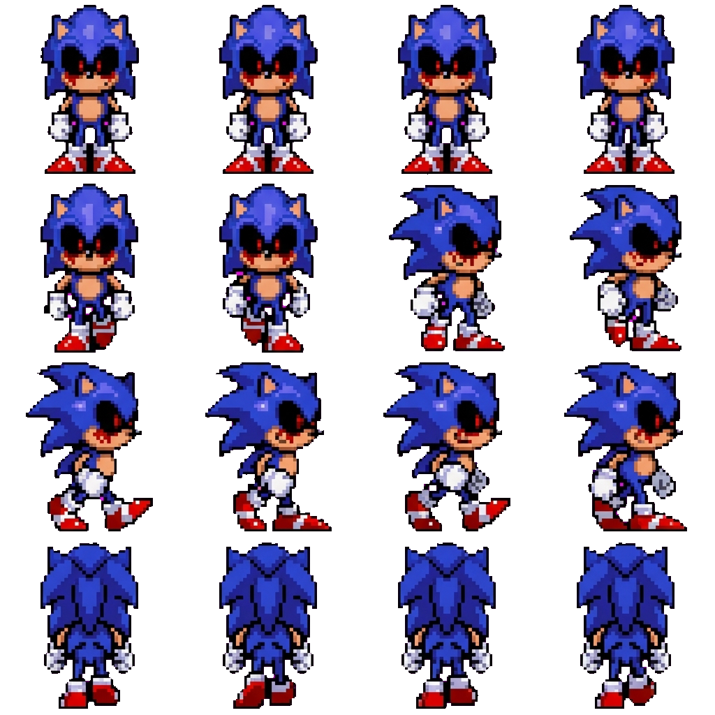 Crimson X movement sprite