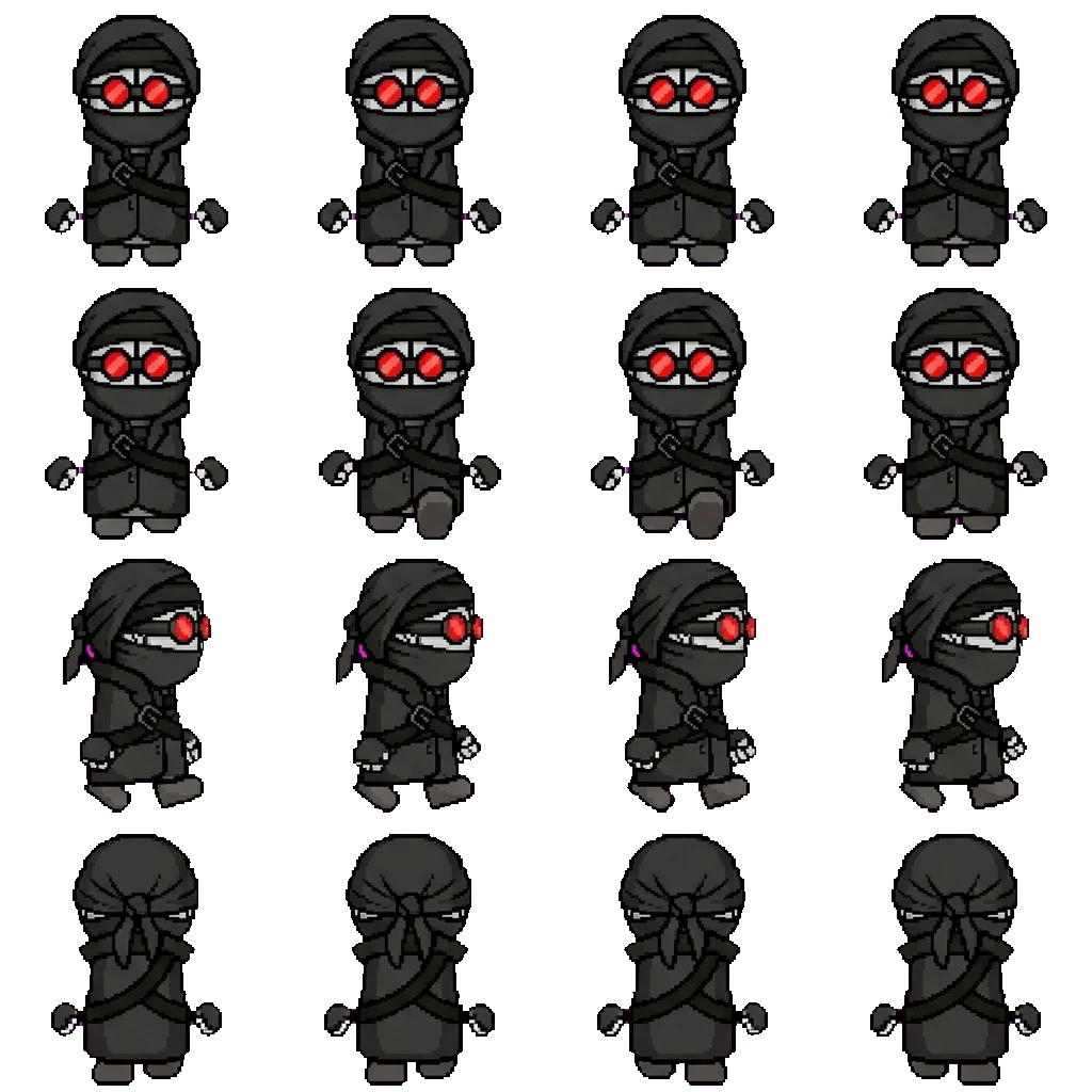 Hank movement sprite