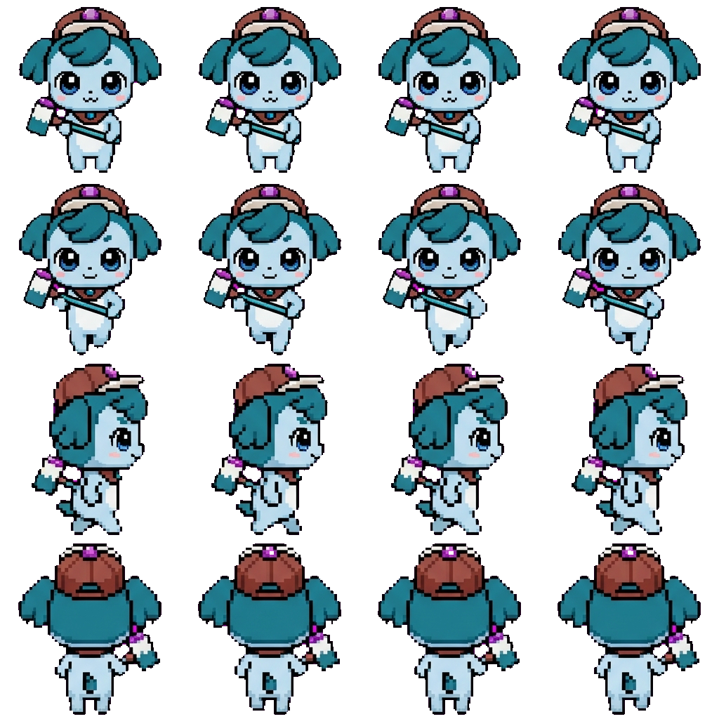 Scultpting movement sprite