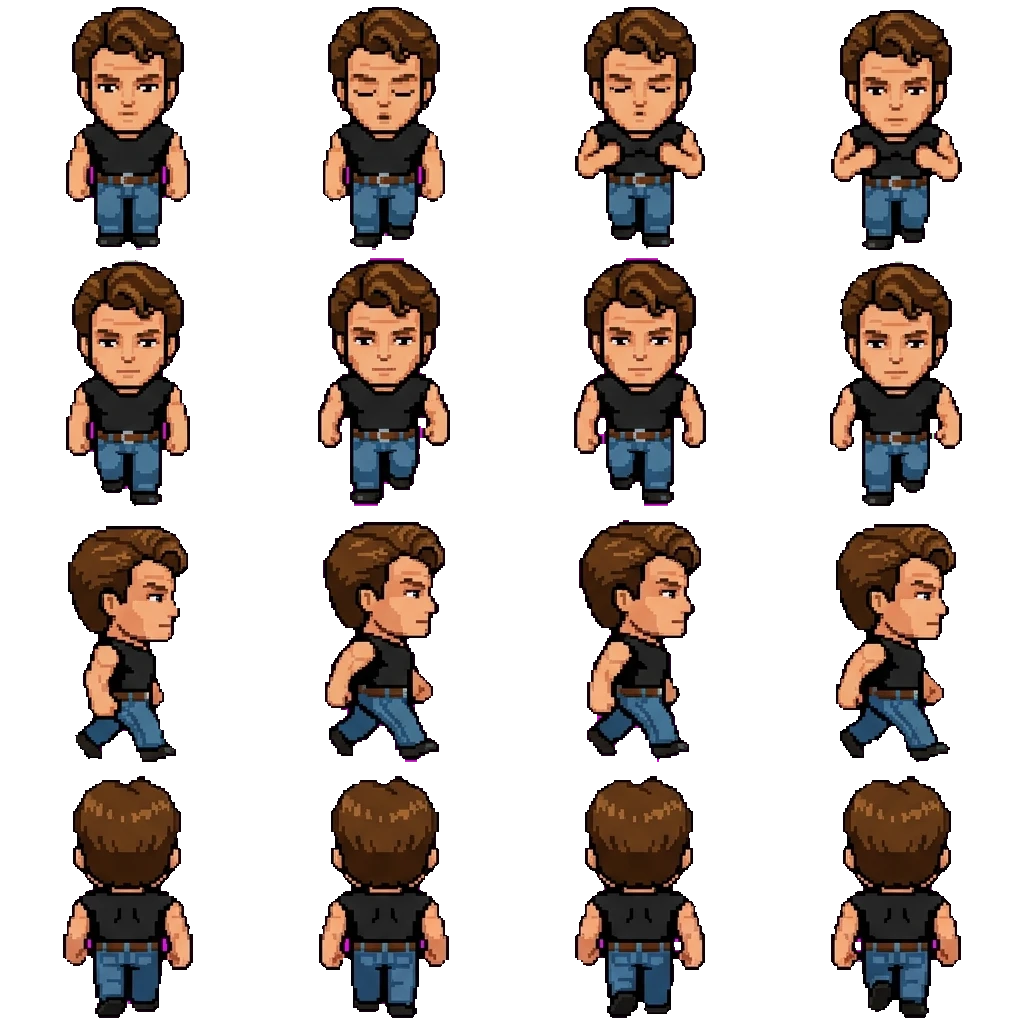 Darry movement sprite