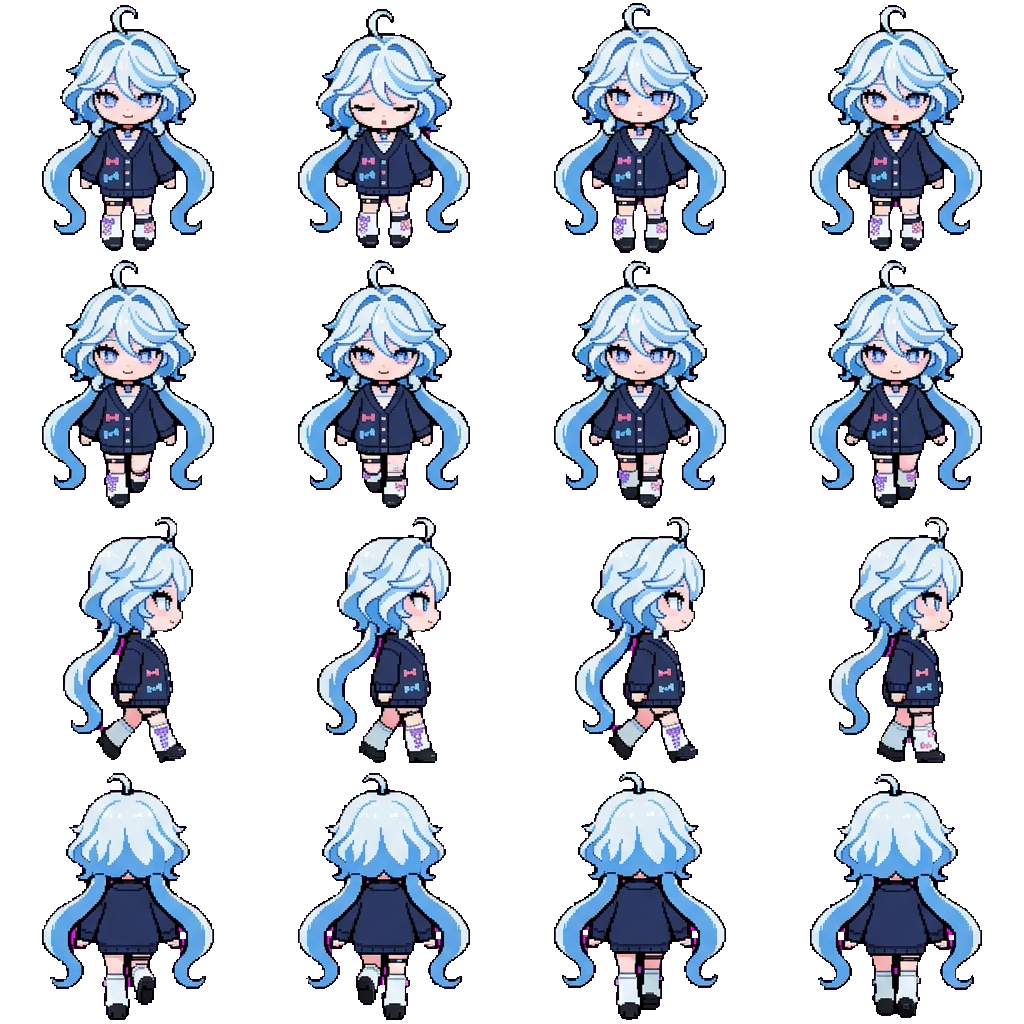 Suki movement sprite